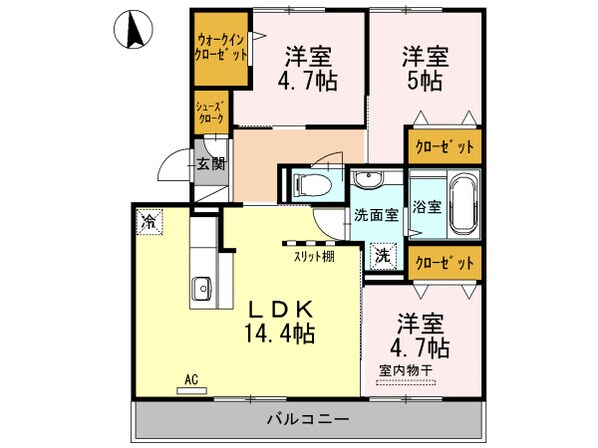 ピュアライト文京町の物件間取画像